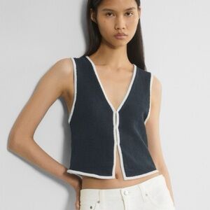 Aritzia Wilfred Basque Sweater Vest